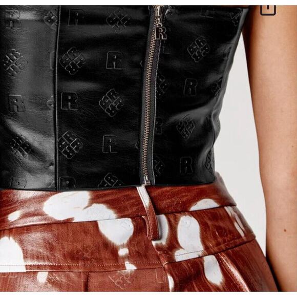 $160 ROTATE BIRGER CHRISTENSEN Women's Black Emili Strapless Top Size 32/ US 2 - Picture 2 of 4